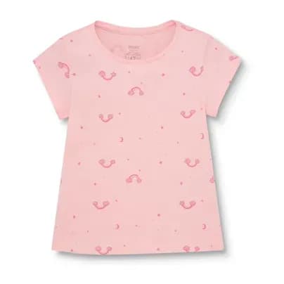 OFFCORSS camiseta manga corta estampada rosado Bebé niña 5T