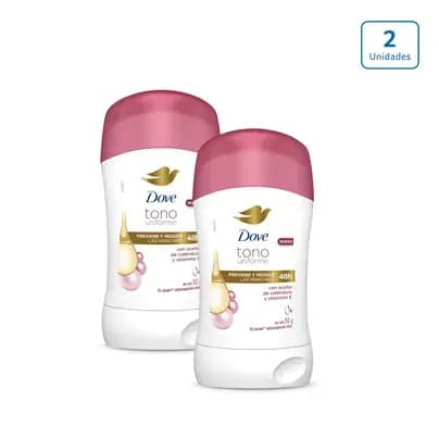Desodorante Dove en barra Caléndula x 2 unds x 50g c/u