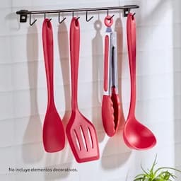 Set x 7 utensilios de cocina rojos-8
