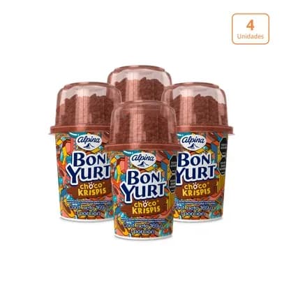 Bon Yurt Alpina Chocokrispis x 4 unds x 169g c/u