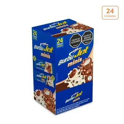 Chocolatinas Burbujet Minis Surtida x 24 unds x 8g c/u