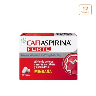 Cafiaspirina Forte x 12 Tabletas