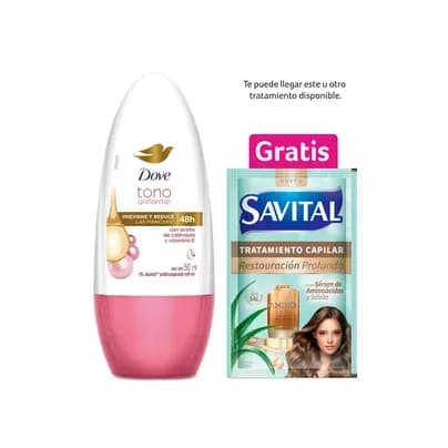 Desodorante roll on Dove Caléndula x 50ml