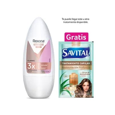 Desodorante Rexona Clinical Expert Classic Roll on x 50ml