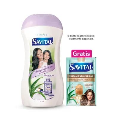 Shampoo Savital Hialuronico x 510ml