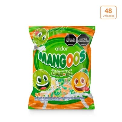 Chupeta Mangoos Limón y Sal x48 und x6gr c/u