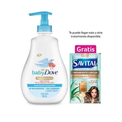Jabón Líquido Dove Baby Humectación Enriquecida x 400ml
