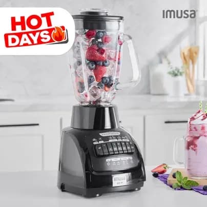 Licuadora infiny force negra 10V Imusa