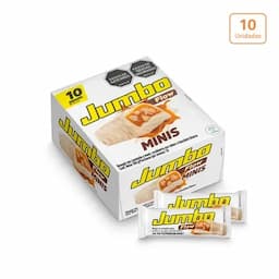 Chocolatina Jumbo Flow Blanca Mini x 10 unds x 18g c/u-0