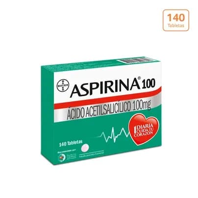 Aspirina 100 x 140 Tabletas