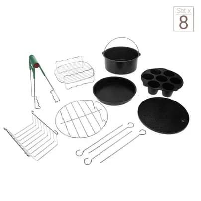Accesorios Airfryer X 8 Piezas