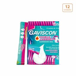 Gaviscon® Doble Acción x 12 unds x 10ml c/u-0