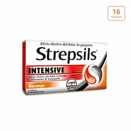 Strepsils® Intensive sabor a naranja x 16 Tabletas-0