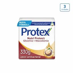 Jabón en barra Protex Macadamia x 3 unds x 110g c/u-0