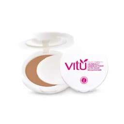 Polvo Vitú Caléndula con espejo tono Pecana x 12g-0