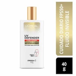 Protector solar Loreal Paris UV Defender Fluido x 40g-0