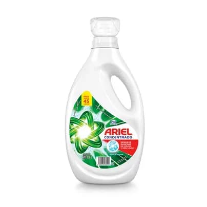Detergente líquido Ariel doble poder x 1.8L