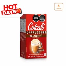 Colcafé Cappuccino Clásico x6und x18gc/u-0