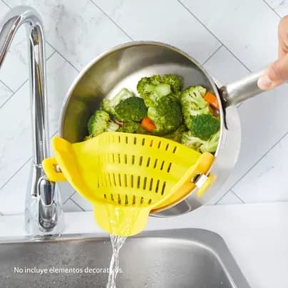 Escurridor para la olla Amarillo