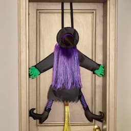 Decoración de puerta bruja-0