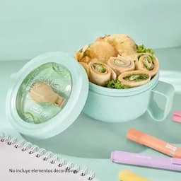 Portacomidas con cubierto-0