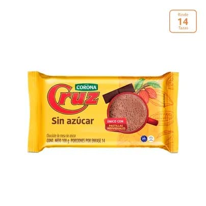 Chocolate Cruz x 14 pastillas x 100g