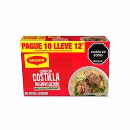 Caldo con costilla desmenuzado Maggi x 108g Pague 10 lleve 12 unds-0
