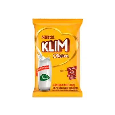 Leche en polvo KLIM Clasica bolsa x 360g