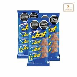 Chocolatina Jet Leche x 12 unds x 11g c/u x 3 bandejas-0