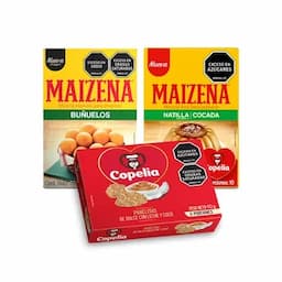 Natilla Cocada Maizena x 300g + Panelita Copelia x 6 unds x 90g-0