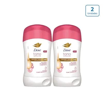 Desodorante en barra Dove Caléndula x2 x45g