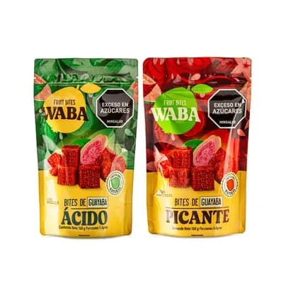 Combo - 1 Waba Bites Ácidos x 160g + 1 Waba Bites Picantes x 160g