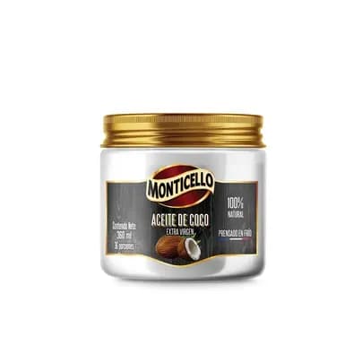 Aceite de coco virgen Monticello x 360ml