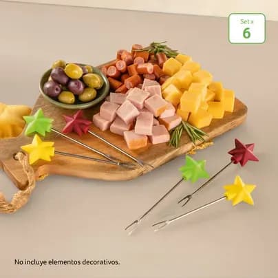 Set x 6 pinchos para mazorca