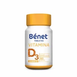 Tabletas Bénet Vitamina D3 x 60 unds-0