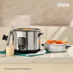 Olla arrocera Inox Imusa x 5 tazas-0