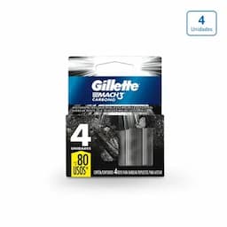Repuesto Gillette Mach3 Carbón x 4 unds-0