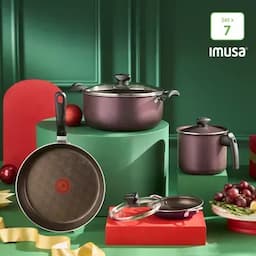 Batería de cocina x 7 piezas Imusa EXC-0