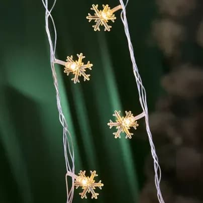 Extensión Copos De Nieve X 5 Metros