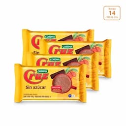 4 Chocolate Cruz x 14 pastillas x 100g c/u-0