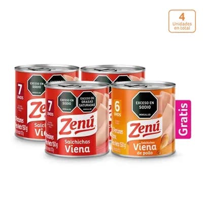 Salchichas Viena x 150g c/u