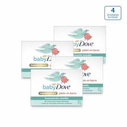 Jabón Dove Baby Humectación Sensible x 4unds x 75g c/u-0