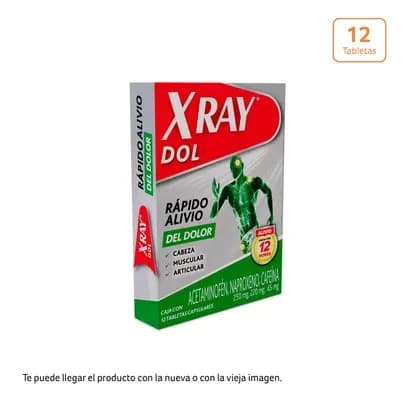 X Ray Dol x 12 Tabletas