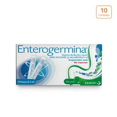Enterogermina x 10 unds x 5ml c/u