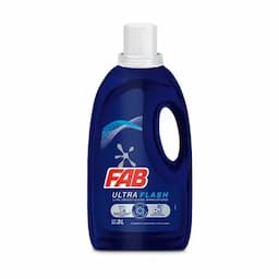 Detergente líquido Fab Ultra Flash botella x 3L-0