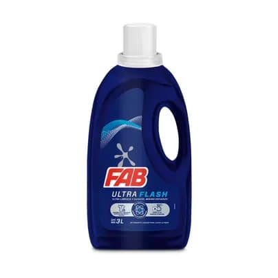 Detergente líquido Fab Ultra Flash botella x 3L
