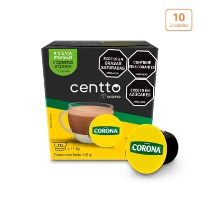 Cápsulas Centto Corona x10 unds x11g c/u