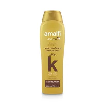 Shampoo Amalfi Keratina Cabellos Dañados x 750ml