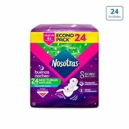 Toallas Higiénicas Nosotras Buenas Noches tela x 24 unds-0