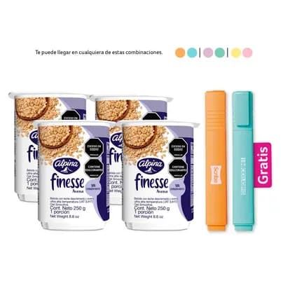 Avena Finesse x 4 unds x 250g c/u